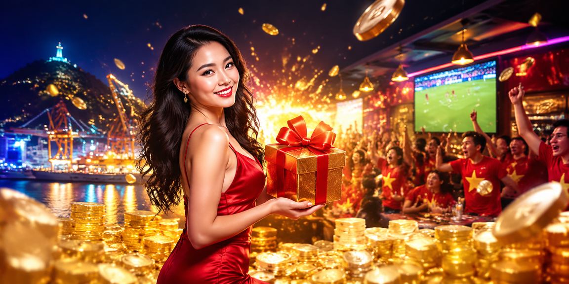Ánh đèn neon rực rỡ tại Vũng Tàu khi nhận thưởng VIP và jackpot lớn